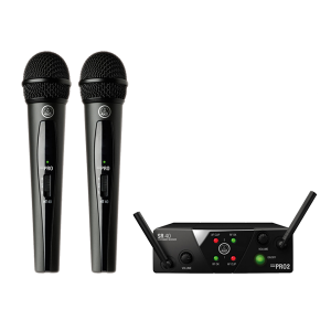 AKG WMS40 Mini Wireless Dual Handheld Microphone System (Band A/C) at Anthony's Music Retail, Music Lesson and Repair NSW