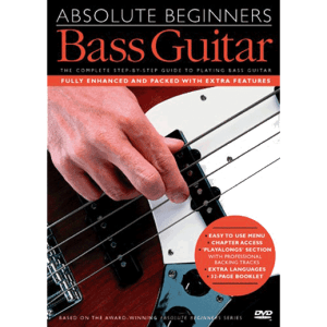Absolute Beginners Bass Guitar DVD OV11924 at Anthony's Music Retail, Music Lesson and Repair NSW