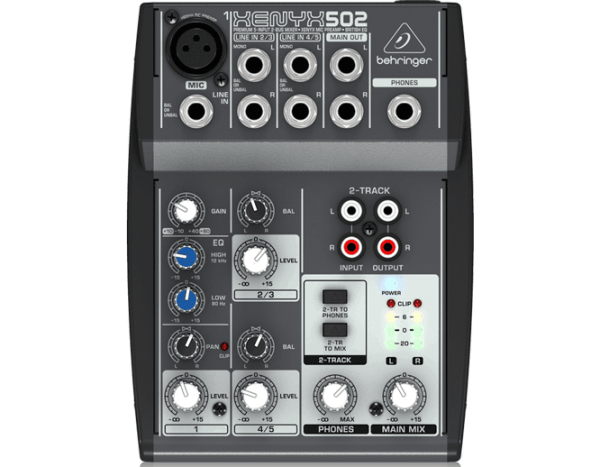 Behringer Xenyx 502 Mixer at Anthony's Music Retail, Music Lesson and Repair NSW