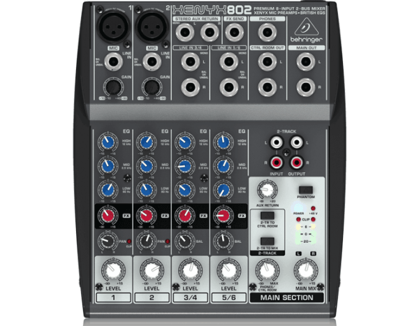 Behringer Xenyx 802 Mixer at Anthony's Music Retail, Music Lesson and Repair NSW