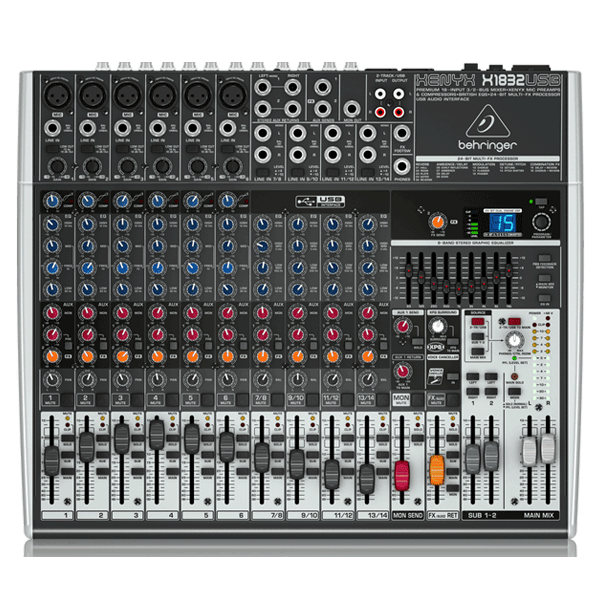 Behringer Xenyx X1832USB Mixer at Anthony's Music Retail, Music Lesson and Repair NSW