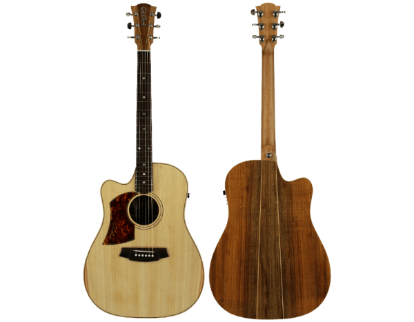 Cole Clark CCFL2EC-LH-BB – Left Handed – Bunya Top with Tasmanian Blackwood Back and Sides With Hard Case at Anthony's Music Retail, Music Lesson and Repair NSW
