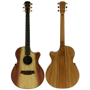 Cole Clark AN2EC-RDMAH – Redwood Top with Mahogany Back and Sides at Anthony's Music Retail, Music Lesson and Repair NSW