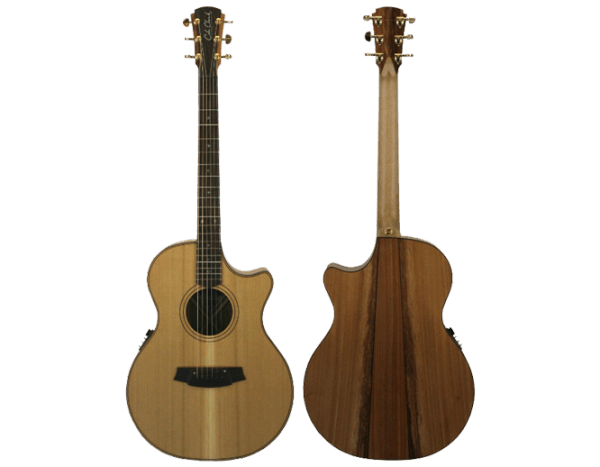Cole Clark CCAN2EC-CMAH – Cedar Top with African Mahogany Back and Sides at Anthony's Music Retail, Music Lesson and Repair NSW