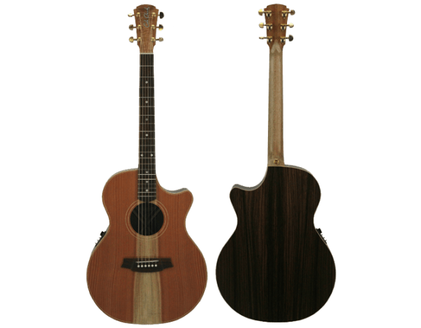 Cole Clark CCAN2EC-RDRW Redwood Top with Indian Rosewood Back and Sides at Anthony's Music Retail, Music Lesson and Repair NSW