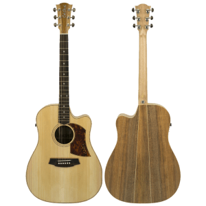 Cole Clark CCFL2EC-BB – Bunya Top with Tasmanian Blackwood Back and Sides With Hard Case at Anthony's Music Retail, Music Lesson and Repair NSW