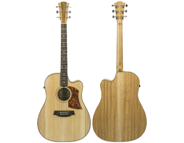Cole Clark CCFL2EC-BM Bunya Top with Queensland Maple Back and Sides at Anthony's Music Retail, Music Lesson and Repair NSW