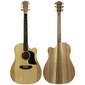 Cole Clark CCFL1E-BB – Bunya Top with Tasmanian Blackwood Back and Sides With Hard Case at Anthony's Music Retail, Music Lesson and Repair NSW