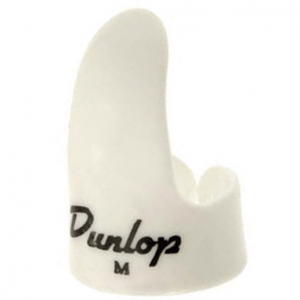 Dunlop FW White Plastic Fingerpick at Anthony's Music Retail, Music Lesson and Repair NSW