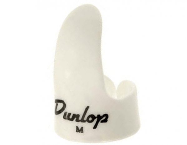 Dunlop FW White Plastic Fingerpick at Anthony's Music Retail, Music Lesson and Repair NSW