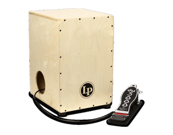 LP LP1400NWP 2 Sided Cajon With DW Cajon Pedal at Anthony's Music Retail, Music Lesson and Repair NSW