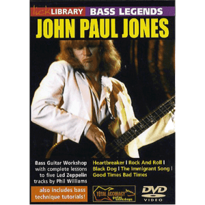 Lick Library Bass Legends John Paul Jones DVD at Anthony's Music Retail, Music Lesson and Repair NSW