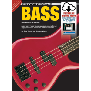 Progressive Bass Guitar Book/Online Video & Audio at Anthony's Music - Retail, Music Lesson and Repair NSW
