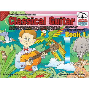 Progressive Classical Guitar Method 1 for Young Beginners Book/Online Video & Audio at Anthony's Music Retail, Music Lesson and Repair NSW