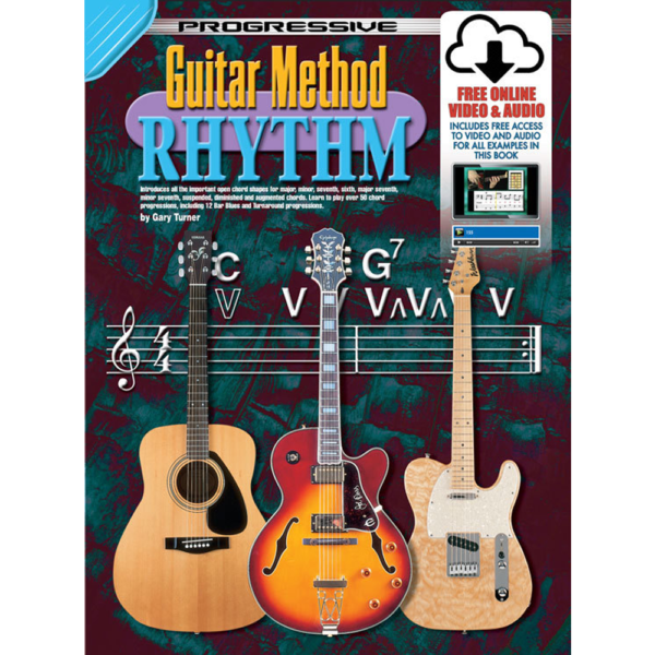 Progressive Guitar Method Rhythm Book/Online Video & Audio at Anthony's Music - Retail, Music Lesson & Repair NSW 