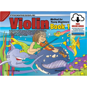 Progressive Violin Method Book 1 for Young Beginners Book/Online Audio at Anthony's Music Retail, Music Lesson and Repair NSW
