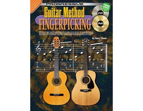 Progressive Book Guitar Method – Fingerpicking 69071 at Anthony's Music Retail, Music Lesson and Repair NSW