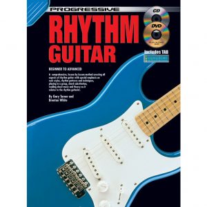 Progressive: Rhythm Guitar (Book/CD/DVD) 54047 at Anthony's Music Retail, Music Lesson and Repair NSW
