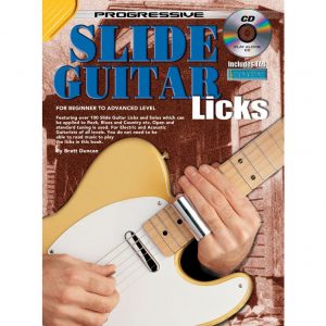 Progressive Slide Guitar Licks (Book/CD) 18358 at Anthony's Music Retail, Music Lesson and Repair NSW