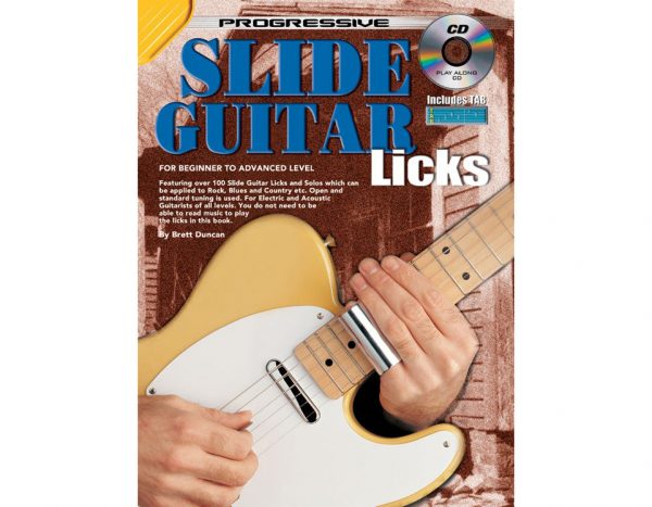 Progressive Slide Guitar Licks (Book/CD) 18358 at Anthony's Music Retail, Music Lesson and Repair NSW