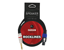 Carson RSN05J Rockline Jack to Speakon Speaker Cable at Anthony's Music Retail, Music Lesson and Repair NSW