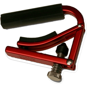 Shubb L9R Lite Ukulele Capo Metallic Red Finish at Anthony's Music Retail, Music Lesson and Repair NSW
