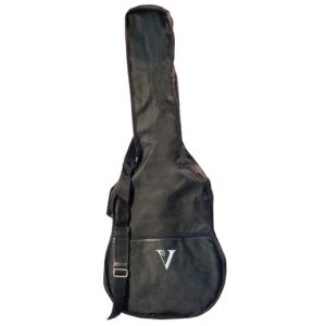 Valencia_Black_Nylon_Waterproof_Yarn_Western_Bag_with_Shoulder_Strap_TBTW at Anthony's Music Retail, Music Lesson and Repair NSW