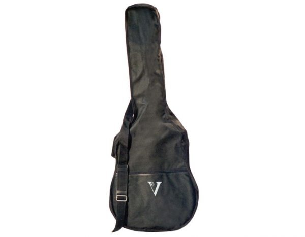 Valencia_Black_Nylon_Waterproof_Yarn_Western_Bag_with_Shoulder_Strap_TBTW at Anthony's Music Retail, Music Lesson and Repair NSW
