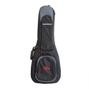 Xtreme_TB325W_Black_Heavy_Duty_Nylon_Waterproof_Yarn_Western_Bag_with_Grey_Detail_Inserts_TB325W at Anthony's Music Retail, Music Lesson and Repair NSW
