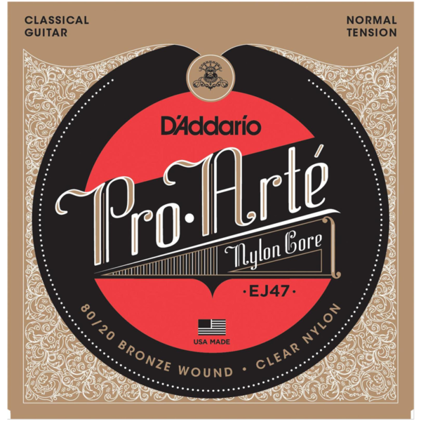 D’Addario EJ47 Pro-Arté Nylon 80/20 Bronze Normal Tension  at Anthony's Music - Retail, Music Lesson and Repair NSW