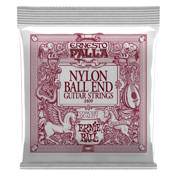 Ernie Ball 2403 Ernesto Palla Nylon Classical Clear and Silver  at Anthony's Music - Retail, Music Lesson and Repair NSW
