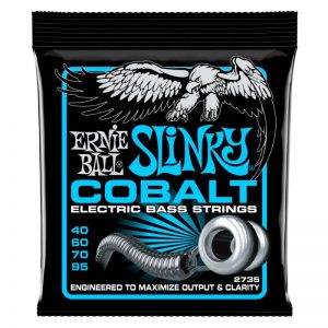 Ernie Ball 2735 Cobalt 40-95 Extra Slinky Bass at Anthony's Music Retail, Music Lesson and Repair NSW