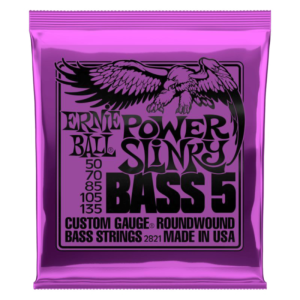 Ernie Ball 2821 5-String 50-135 Power Slinky Nickel Wound at Anthony's Music - Retail, Music Lesson and Repair NSW