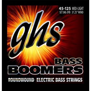 GHS 5ML-DYB 5-String 45-125 Medium Light Bass Boomers at Anthony's Music Retail, Music Lesson and Repair NSW