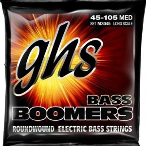 GHS M3045 45-105 Medium Bass Boomers at Anthony's Music Retail, Music Lesson and Repair NSW