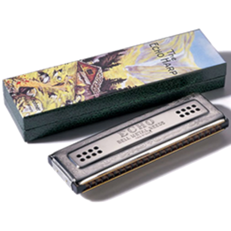 Hohner Echo Harp 2 x 48 15M5696337 Double Sided Tremolo Harmonica 56