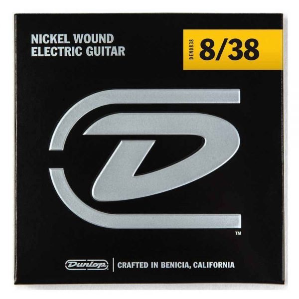 Dunlop 8-38 DEN838 Nickel Wound at Anthony's Music Retail, Music Lesson and Repair NSW