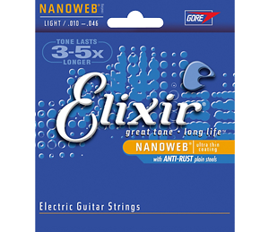 Elixir E12002 9-42 Super Light Nickel Plated Steel with Nanoweb Coating at Anthony's Music Retail, Music Lesson and Repair NSW