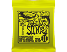 Ernie Ball 10-46 EB2221 Regular Slinky Nickel Wound at Anthony's Music Retail, Music Lesson and Repair NSW