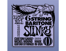 Ernie Ball 6-String 13-72 EB2839 Baritone Slink at Anthony's Music Retail, Music Lesson and Repair NSW