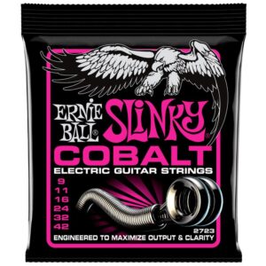 Ernie Ball Cobalt 9-42 EB2723 Super Slinky  at Anthony's Music - Retail, Music Lesson and Repair NSW