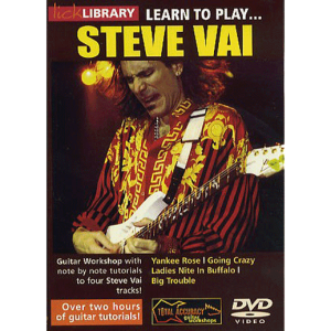 Lick Library Learn To Play Steve Vai DVD at Anthony's Music Retail, Music Lesson and Repair NSW