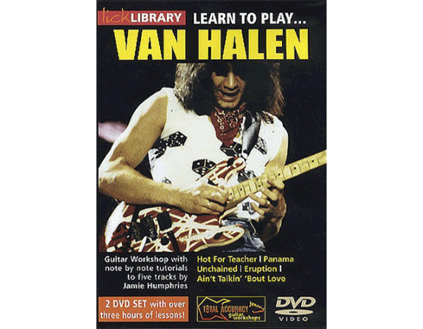 Lick Library Learn To Play Van Halen 2Dvds at Anthony's Music Retail, Music Lesson and Repair NSW