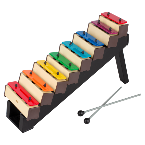 Mitello ED565 8 Note Resonator Chime Ladder Rainbow Colours at Anthony's Music Retail, Music Lesson & Repair NSW