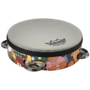 Remo RH-2106-00 Tambourine Rhythm Club 6 inch pre-tuned with 4 jingles at Anthony's Music Retail, Music Lesson and Repair NSW