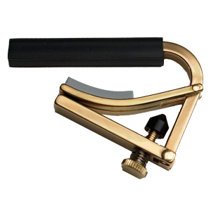Shubb C1 Standard Original Steel String Guitar Capo Brass at Anthony's Music Retail, Music Lesson and Repair NSW