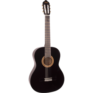 Valencia VC101BK 1/4 Nylon Classical Guitar Black at Anthony's Music Retail, Music Lesson and Repair NSW