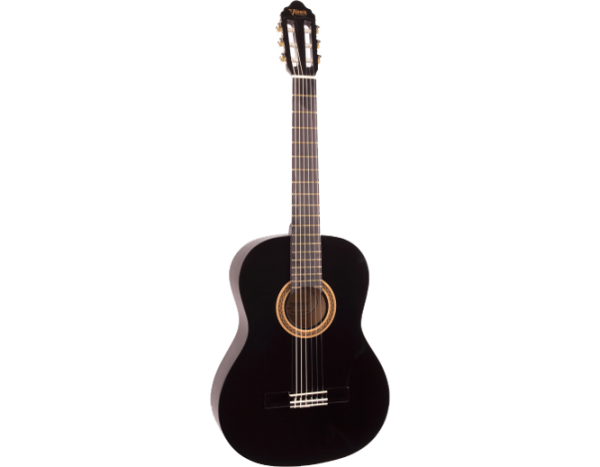 Valencia VC101BK 1/4 Nylon Classical Guitar Black at Anthony's Music Retail, Music Lesson and Repair NSW