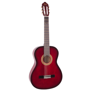 Valencia VC101RDS 1/4 Nylon Classical Guitar Red Sunburst at Anthony's Music Retail, Music Lesson and Repair NSW