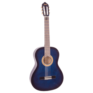 Valencia VC103BUS 3/4 Nylon Classical Guitar Blue Sunburst at Anthony's Music Retail, Music Lesson and Repair NSW